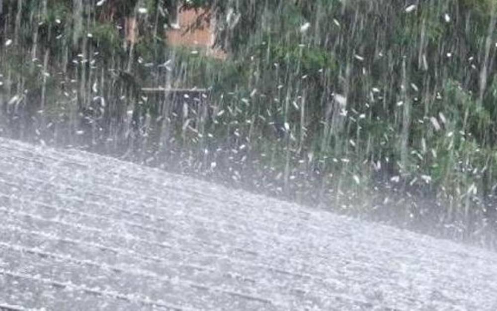 Bakıya dolu yağır - VİDEO