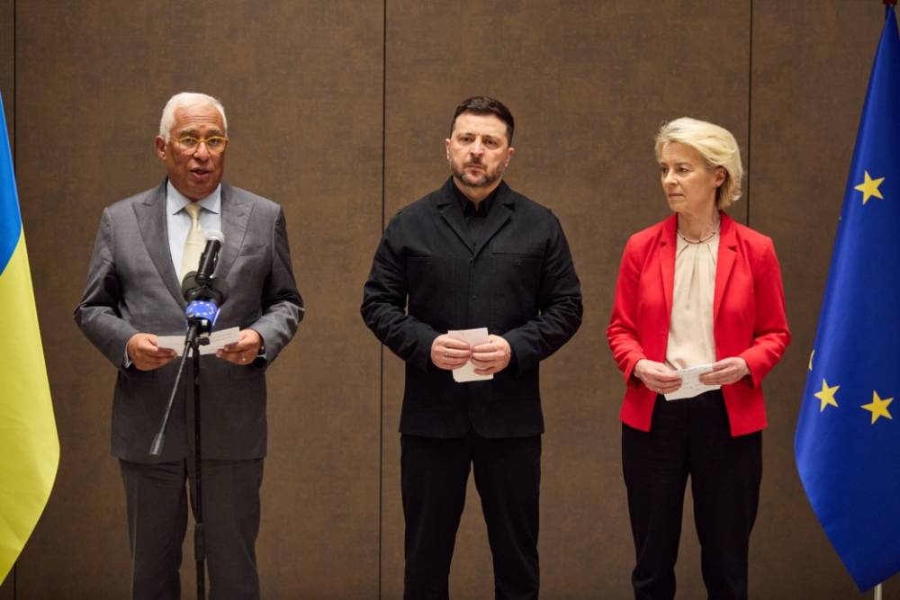 Zelenski Aİ liderləri ilə görüşdü