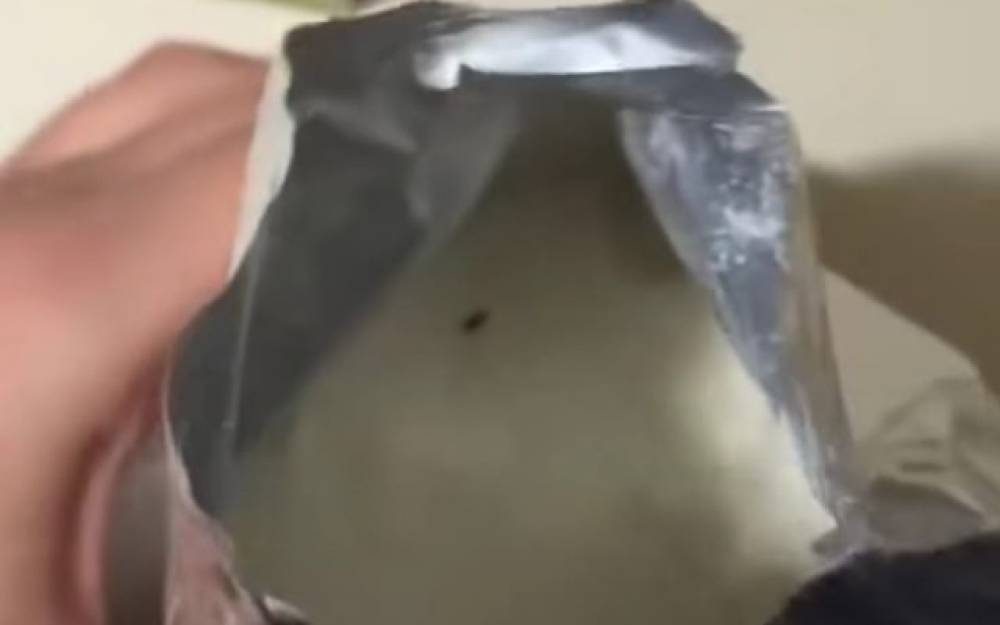 Uşaq qidasından həşərat çıxdı, araşdırma başladıldı - VİDEO