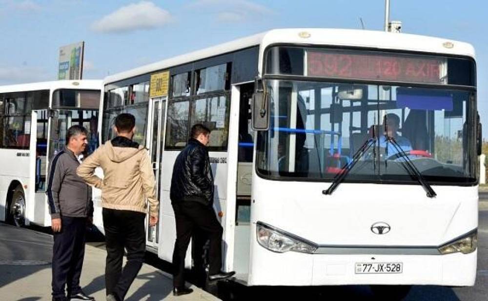 Bakıda bu avtobusun yolu dəyişdirildi