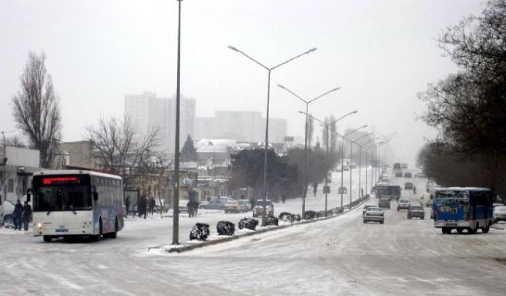 Bakıda bu tarixdə sulu qar yağacağı gözlənilir