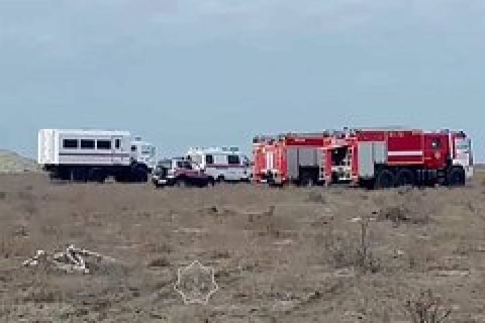 Qəzaya uğrayan təyyarənin ekipajı Aktau aeroportuna iki dəfə eniş edib