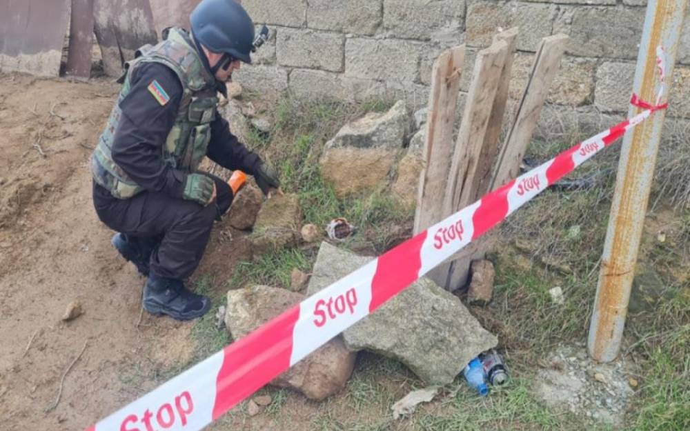 Bakıda sursat aşkarlandı - VİDEO