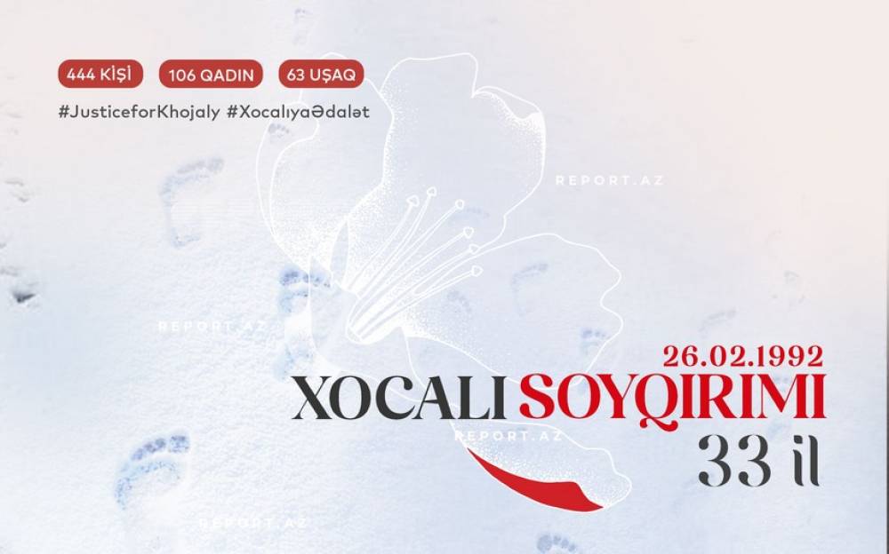 Xocalı soyqırımından 33 il ötür