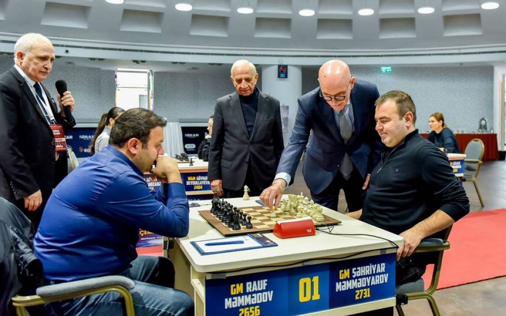 Şahmat üzrə Azərbaycan çempionatında finalın ilk oyunları keçirilib