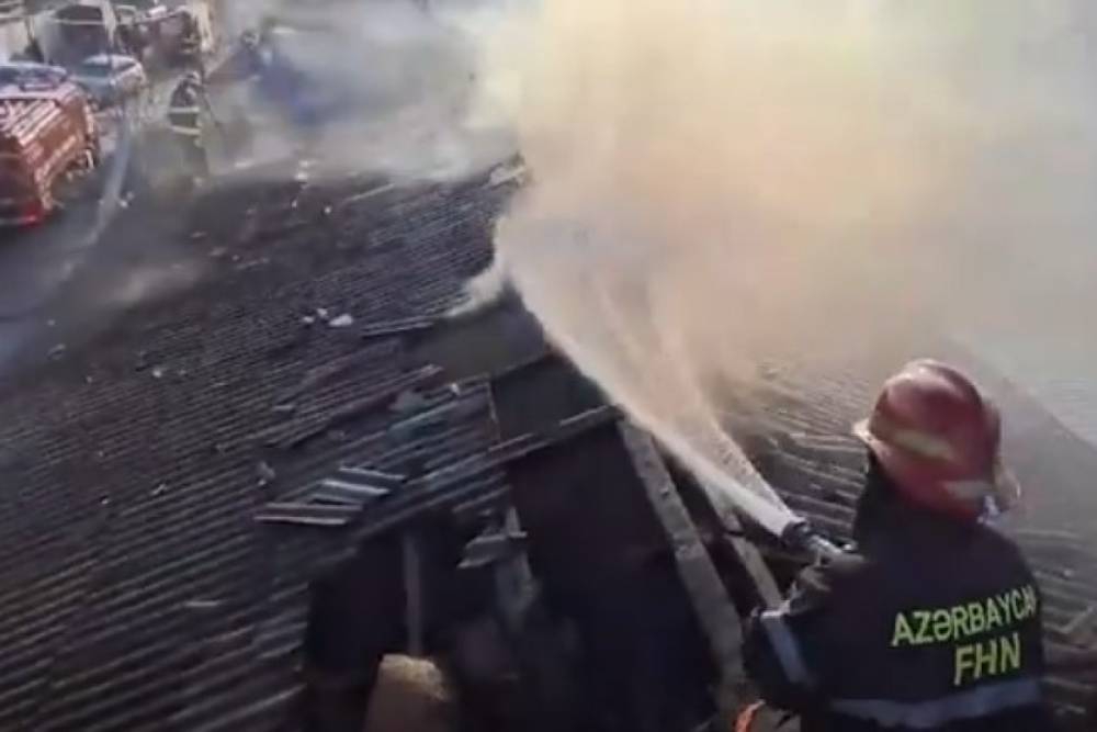 Balakəndə fərdi yaşayış evi yanıb, ev sahibi xəsarət alıb