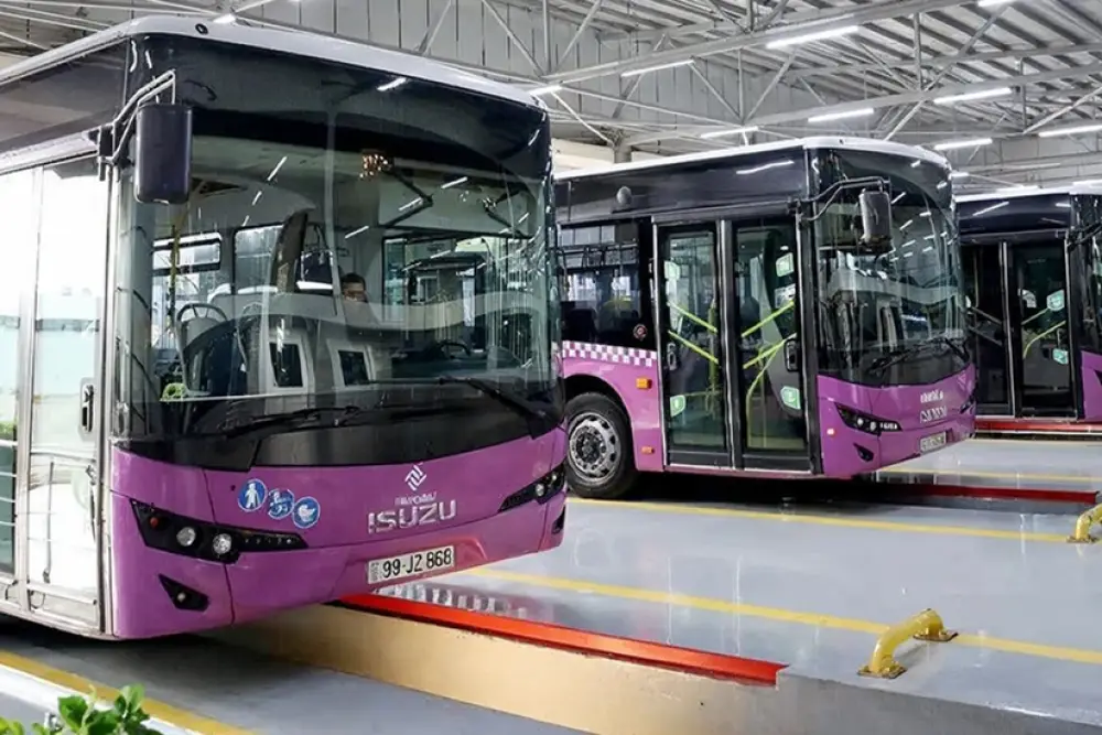 Bakıda daha bir marşrut üzrə avtobuslar yenilənib