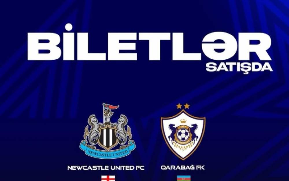 “Nyukasl”la oyunda “Qarabağ” azarkeşləri üçün biletlərin sayı və qiyməti