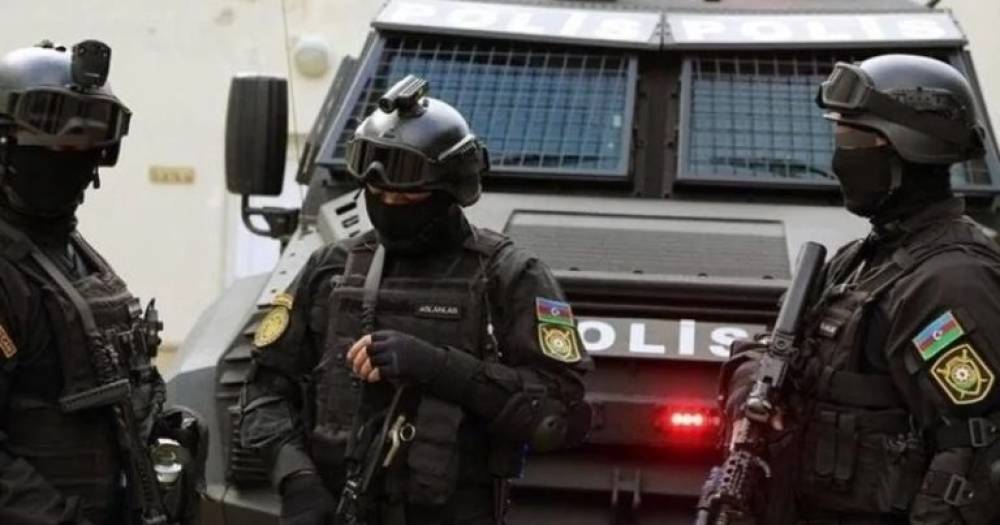 Bakıda polisdən əməliyyat - ANBAAN GÖRÜNTÜLƏR