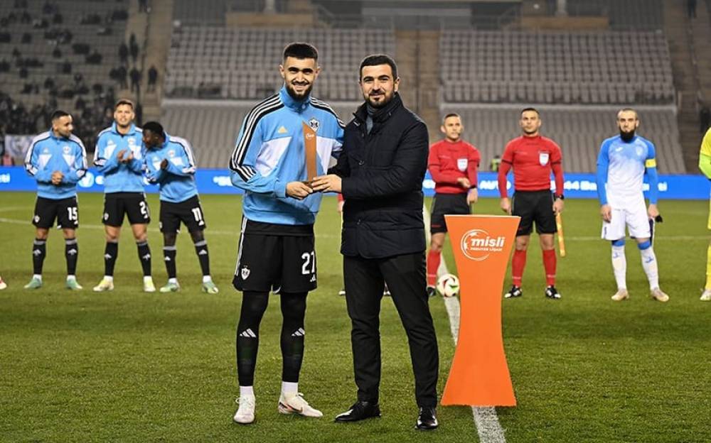 "Qarabağ"ın futbolçusu mükafatlandırılıb