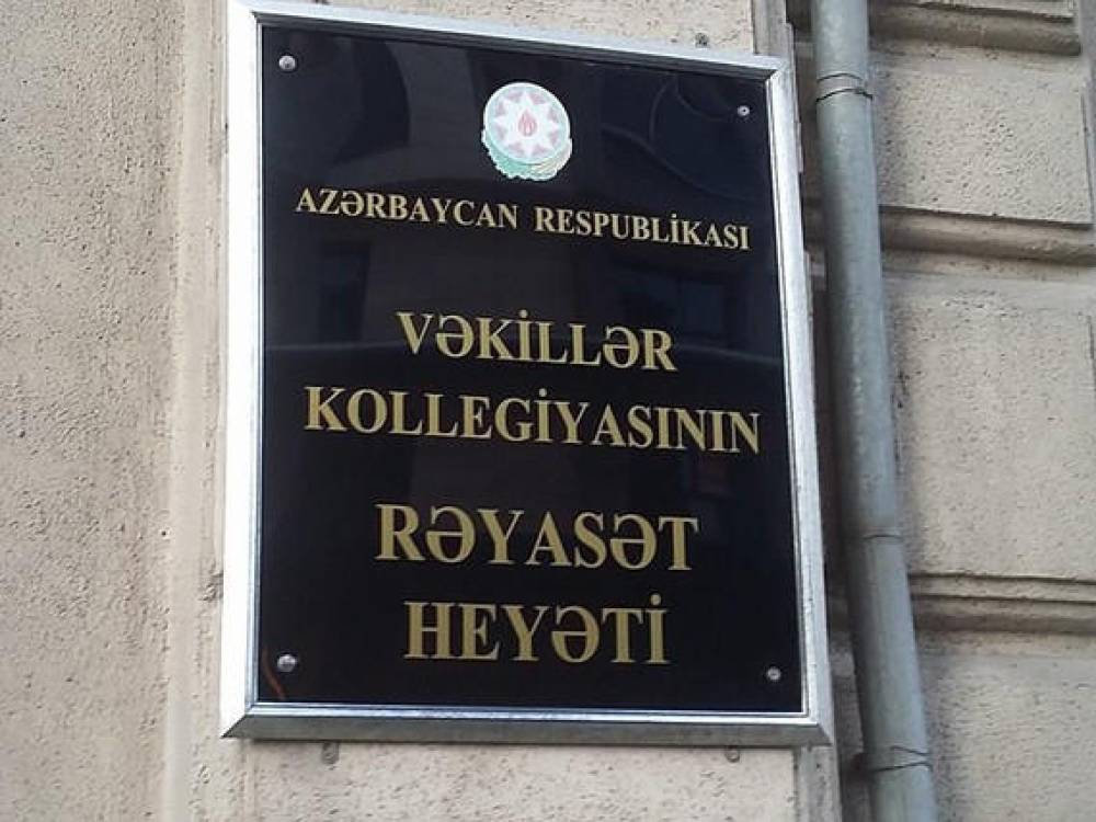 Vəkillər Kollegiyasından bu şəxslərə xəbərdarlıq