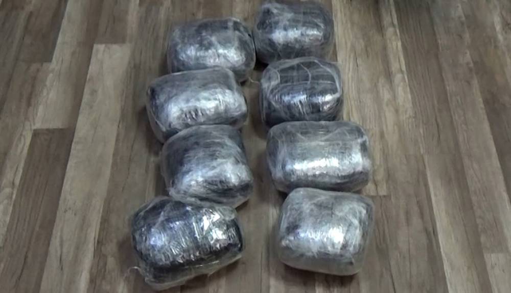 9 kq narkotiklə tutuldu - Video