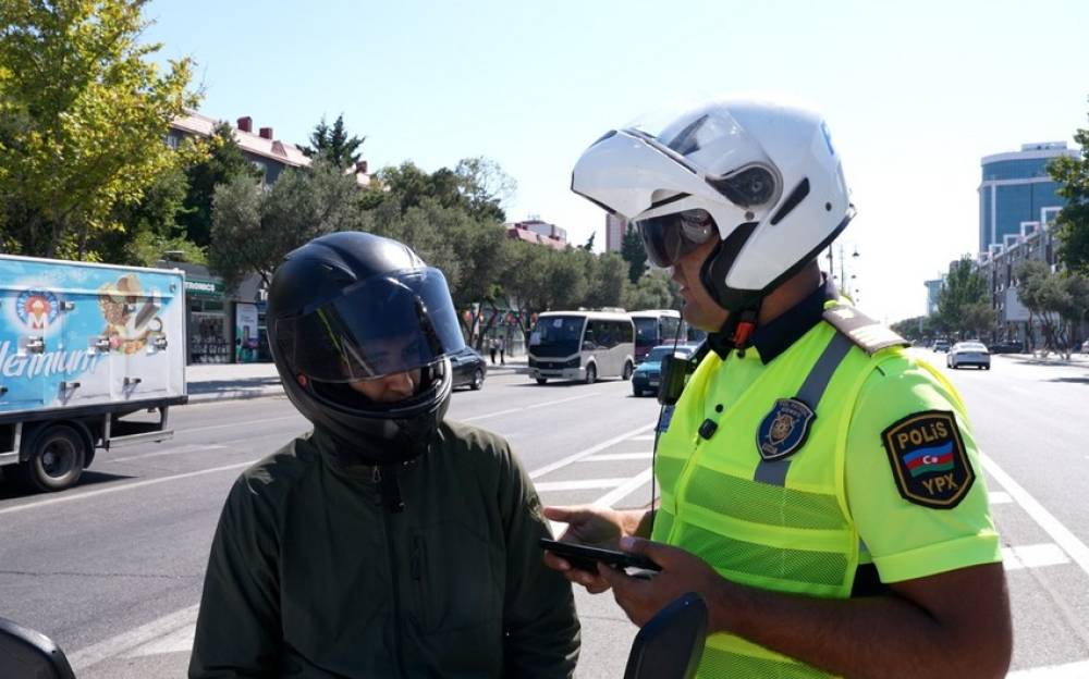 Sumqayıtda sürət həddini aşan, təhlükəli manevrlər edən motosiklet sürücüləri müəyyən olunub