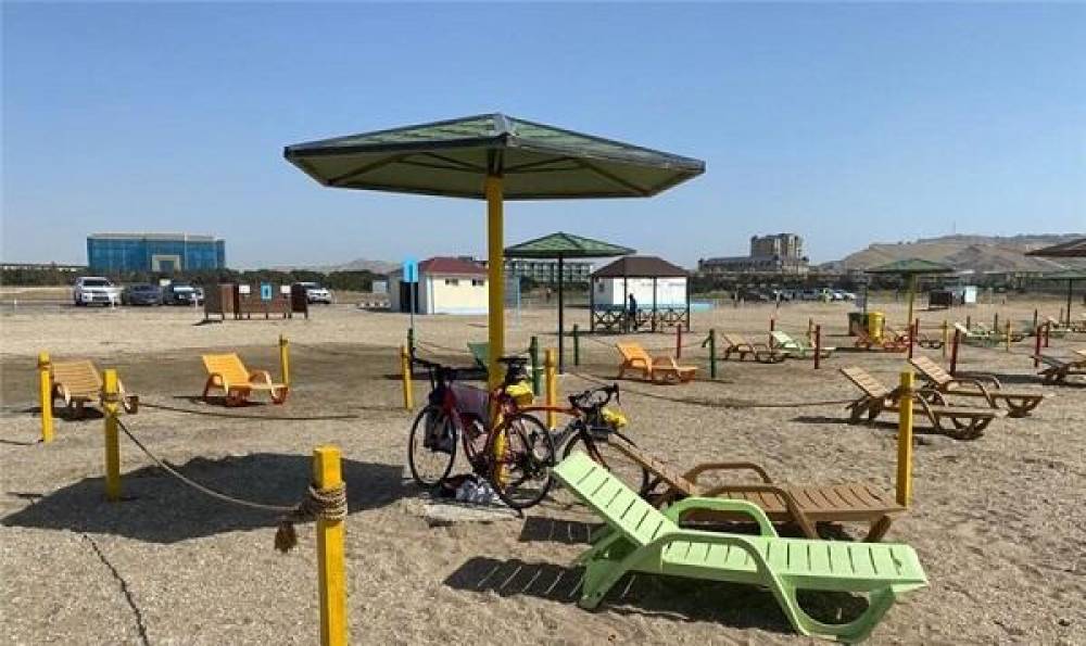 Çimərlikdə tikinti aparan şəxs məsuliyyətə cəlb olundu