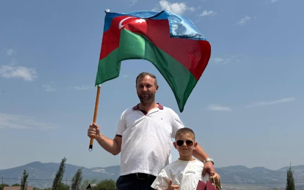 Növbəti köç karvanı Ballıca kəndinə çatıb - FOTOLAR