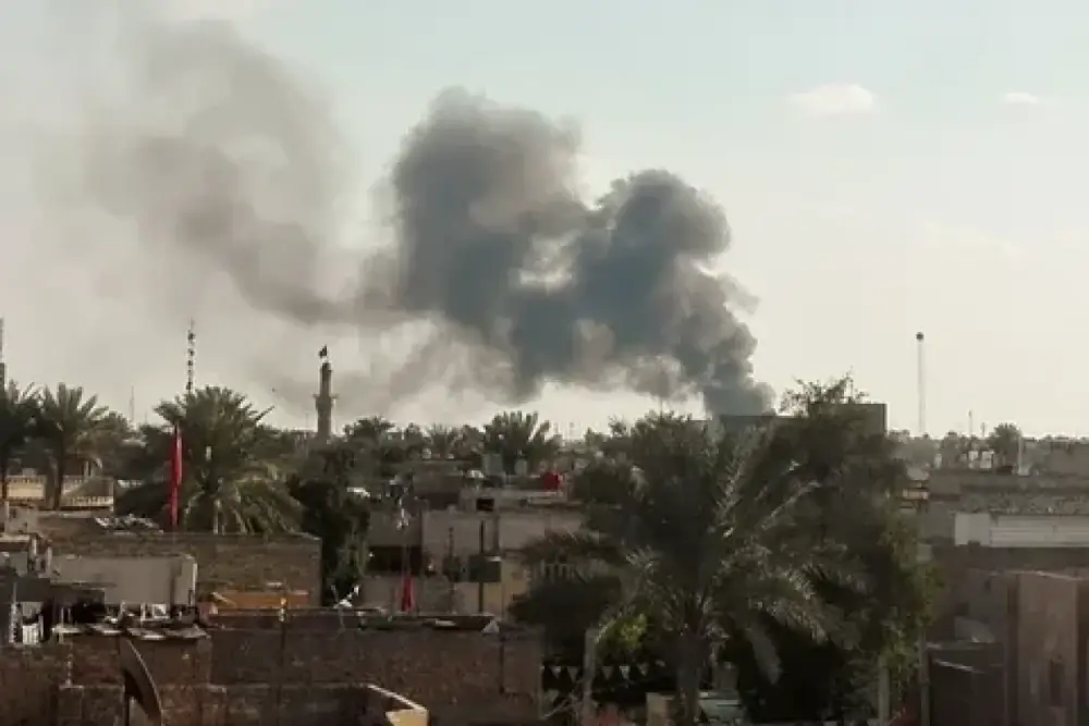 Bağdad hava limanı yaxınlığında partlayışlar baş verib