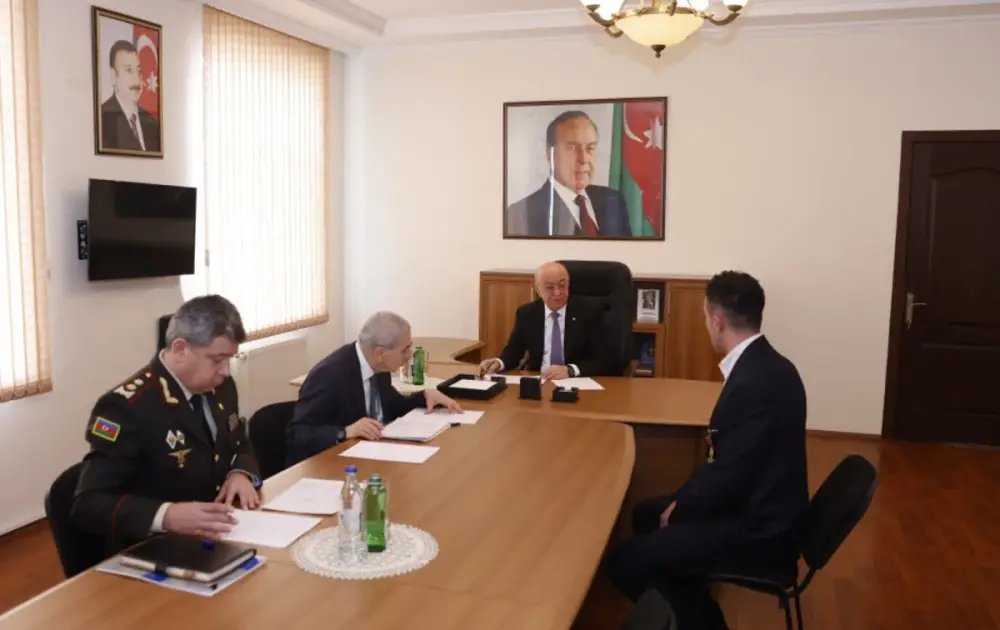 Kəmaləddin Heydərov Qəbələdə vətəndaşları qəbul edib