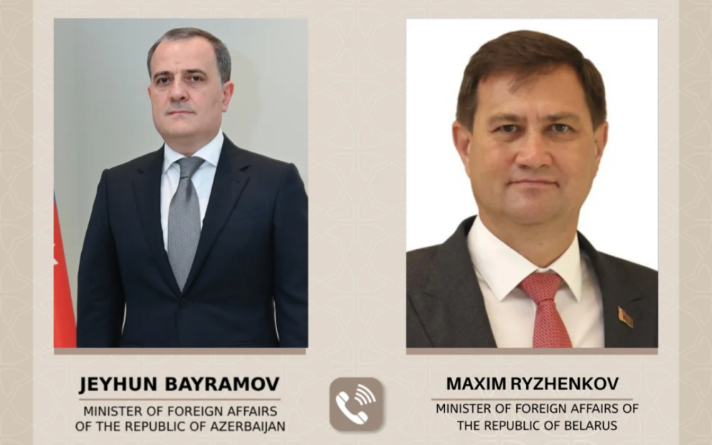 Belarusun XİN rəhbəri Ceyhun Bayramova zəng etdi