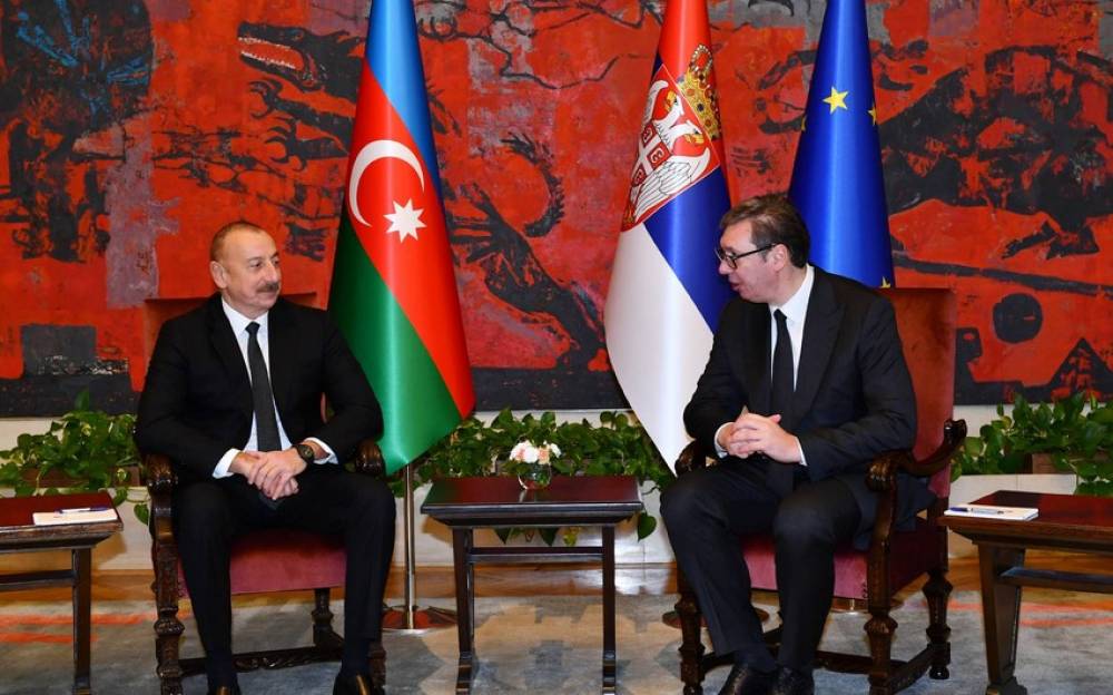 Serbiya lideri Prezident İlham Əliyevi Müstəqillik Günü münasibətilə təbrik edib