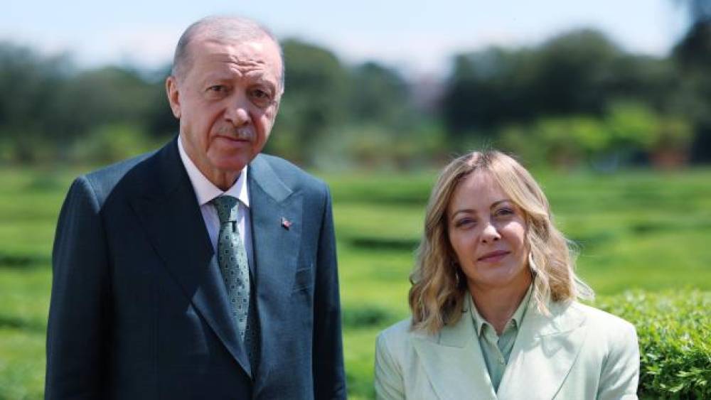 Meloni Ərdoğana təşəkkür etdi