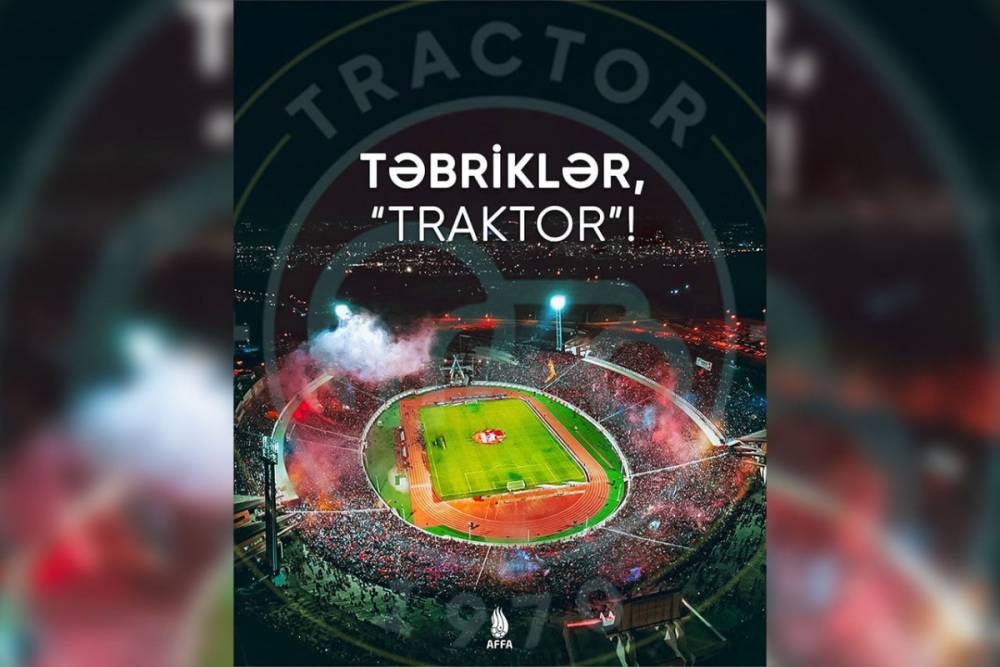 AFFA "Traktor"u təbrik edib