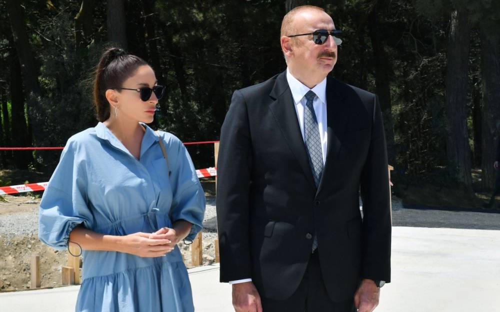 Prezident və xanımı Ağdam Muğam Mərkəzinin açılışında iştirak ediblər
