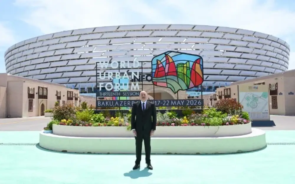 Prezident WUF13 ilə bağlı videoçarx paylaşdı