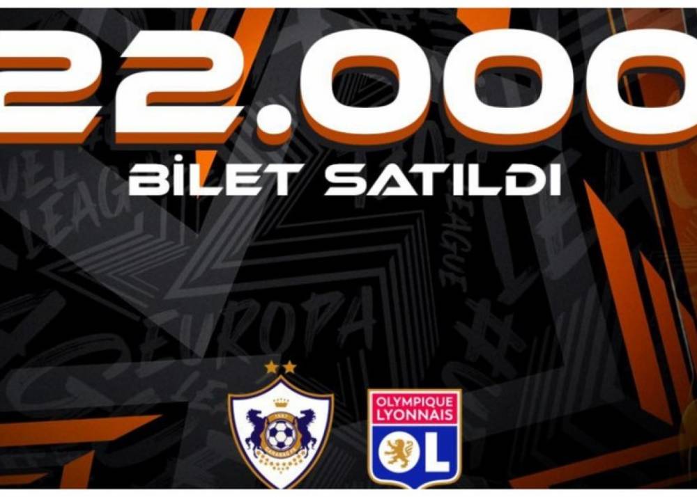 "Qarabağ" - "Lion" oyununa 22000 bilet satılıb