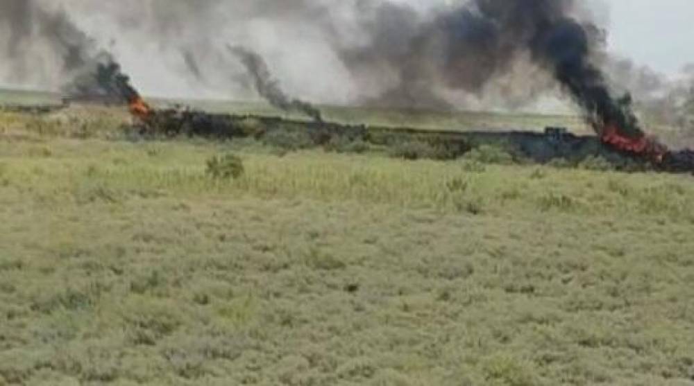 Ermənistan-Azərbaycan sərhədində yanğın