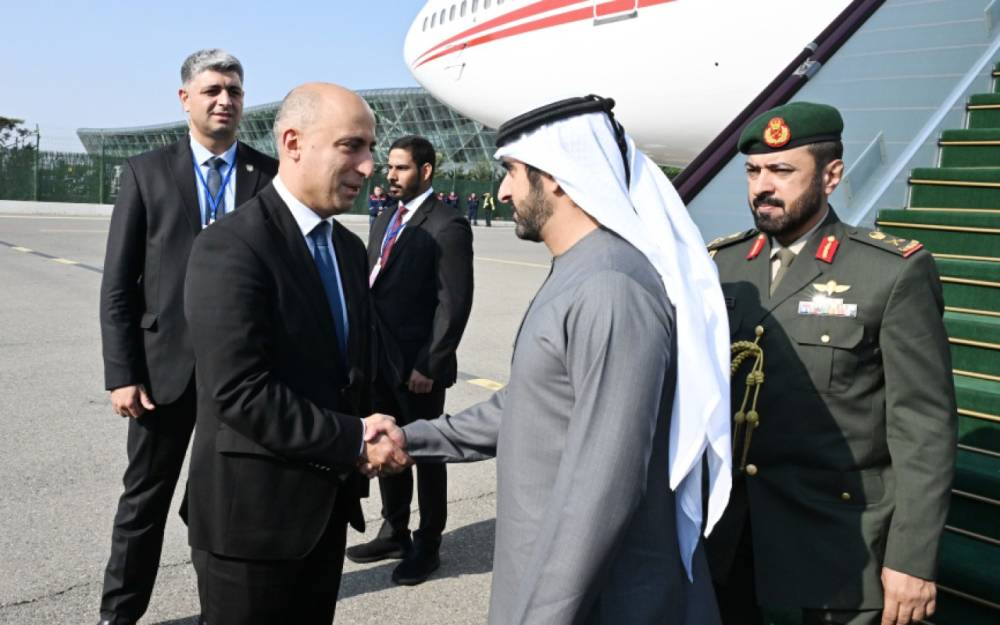 BƏƏ-nin Baş nazirinin müavini Azərbaycana gəldi - FOTOLAR