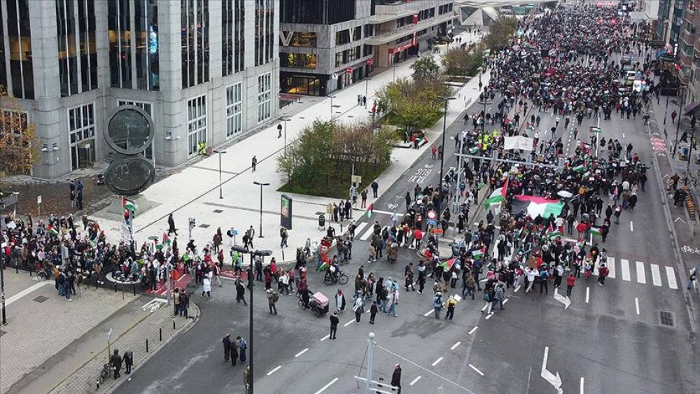 Bu ölkədə Qəzzaya dəstək nümayişi keçirildi