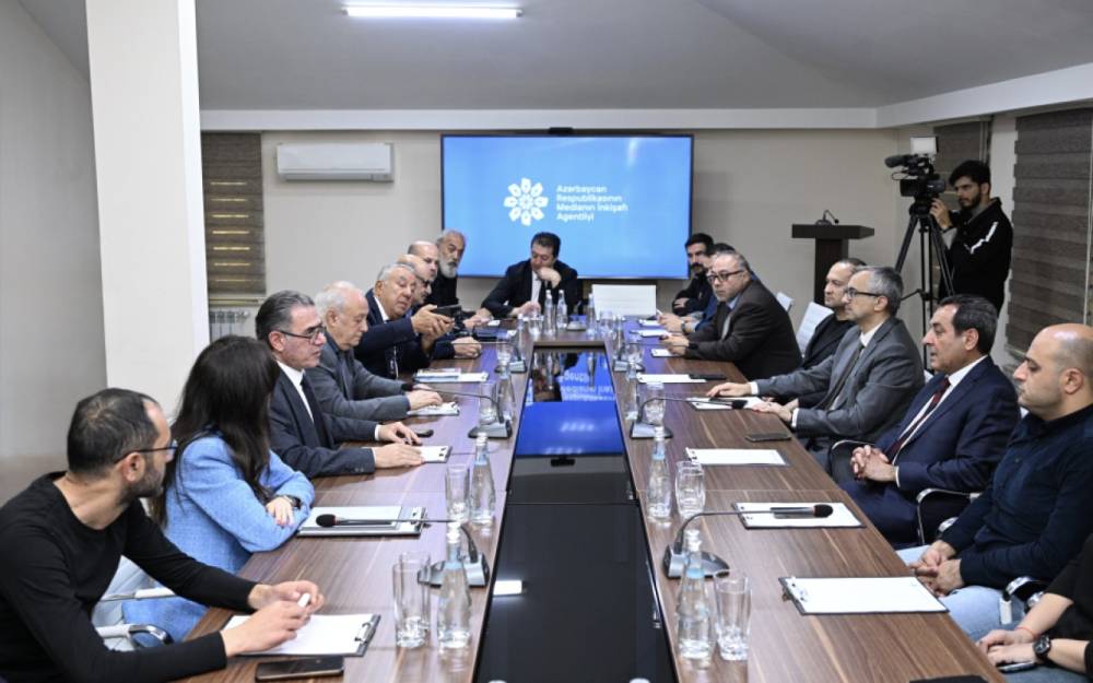 MEDİA-da türkiyəli jurnalistlərlə görüş keçirildi - FOTOLAR