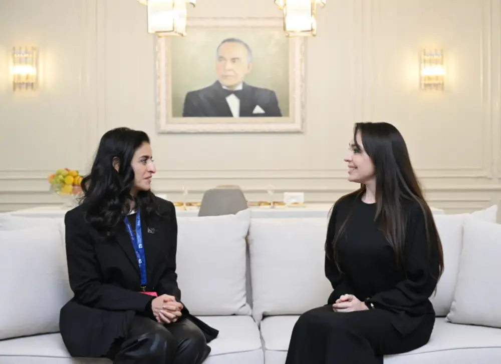 Leyla Əliyeva Dünya Turizm Təşkilatının Baş katibi ilə görüşüb
