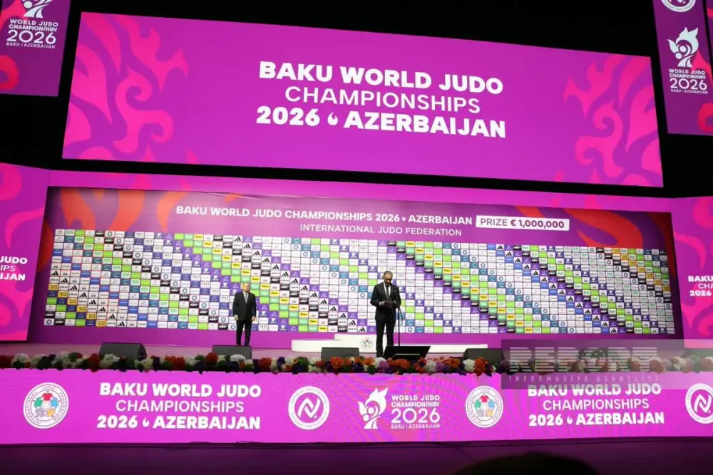 Bakıda keçirilən cüdo üzrə dünya çempionatının açılış mərasimi baş tutub