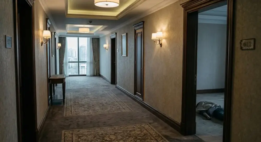 Naftalanda hoteldən əcnəbinin meyiti tapıldı
