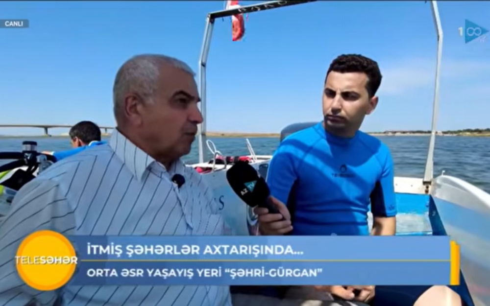 Xəzərin suları altında qalan “Şəhri-Gürgan”dan YENİ TAPINTILAR