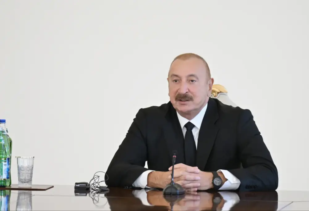 Azərbaycan Prezidenti: "Biz heç kimin qabağında baş əymirik və əyməyəcəyik"