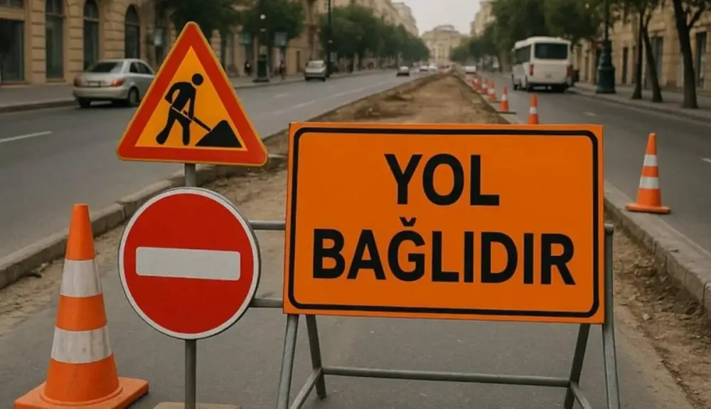 Sabah Sabunçuda iki yolda nəqliyyatın hərəkəti qismən məhdudlaşdırılacaq