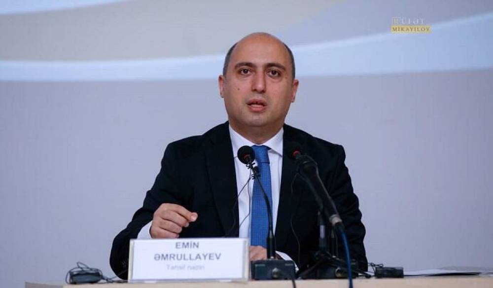 Nazir bu il təhsil alanların sayını açıqladı