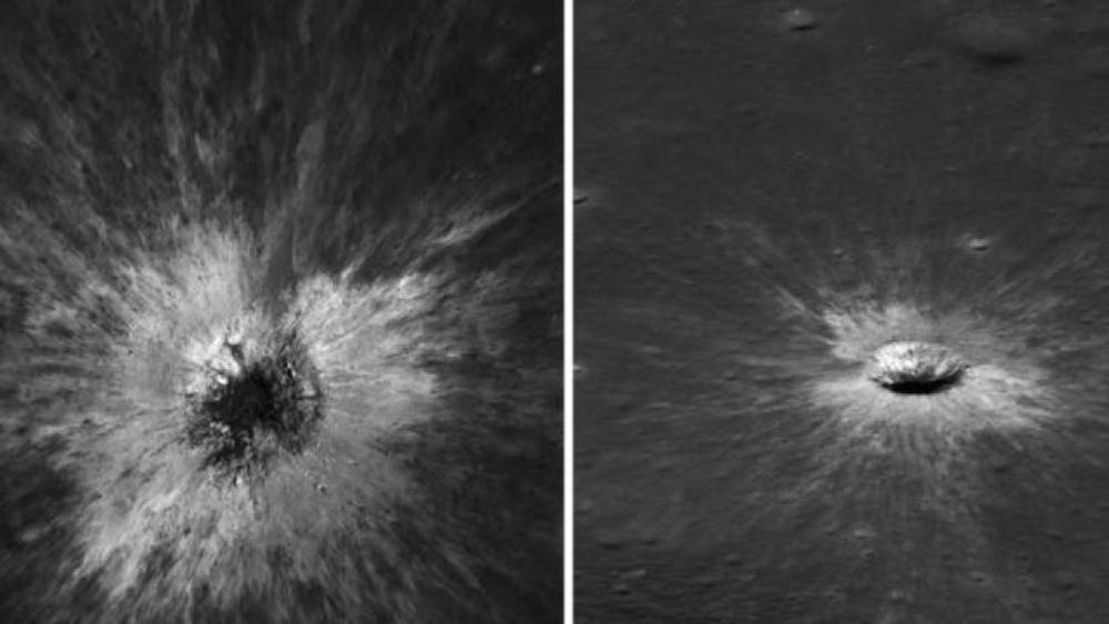 NASA kosmik gəmisi Ayda yeni nəhəng bir krater kəşf etdi
