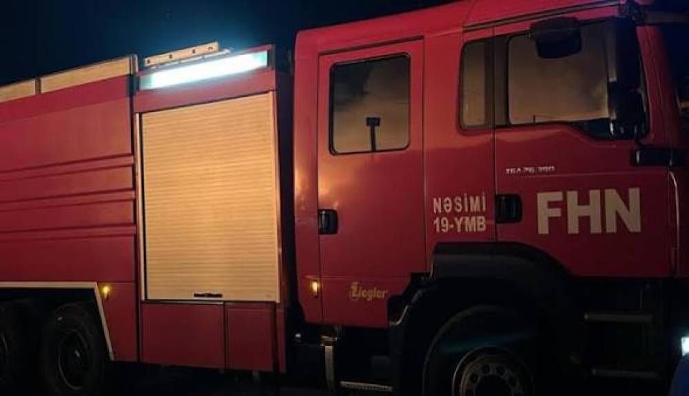Şəkidə hoteldə yanğın: Təxliyə olunanlar var